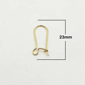 ตะขอเกี่ยวต่างหูรูปไตทองแดง 5 คู่ ชุบทอง เงิน และโรสโกลด์ พร้อมเคลือบ E-Coated สำหรับทำเครื่องประดับ - Product Image 3