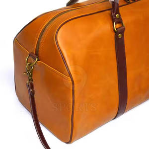 High Quality <b>Large</b> Capacity Nylon Duffle Bag Customized Logo Lightweight and Durable for Gym Sports Leather <b>Backpack</b> - Product Image 4