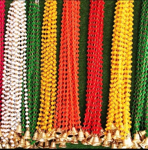 Guirnalda de flores con pompones para decoración de bodas y fiestas, cadena de flores con pompones, venta al por mayor - Product Image 6