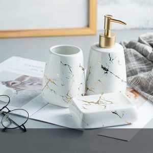 Ensemble de salle de bain 4 pièces en résine de luxe fait à la main d'Inde Modèle d'ange durable - Product Image 2