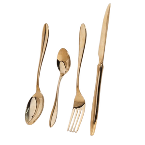 Herald 24-piece <b>Cutlery</b> <b>Set</b> - <b>Gold</b> - Product Image 4