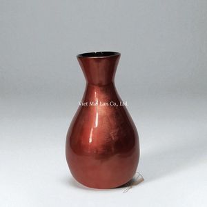 Handmade Lacquer Decorative <b>Vase</b> Artisan Crafted Lacquerware for Modern Home Decor Elegant Centerpiece - Product Image 4