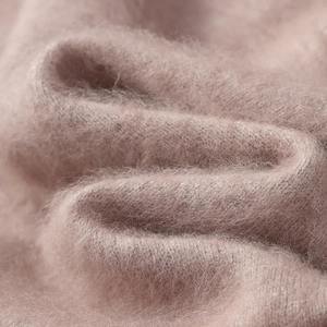 Male Mink Cashmere Sweater Loose Autumn Winter Youth Solid Color Pullover Long Sleeve Thick Round Neck Knitted Bottoming Sweater - Product Image 5