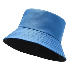 Chapeau seau brodé en tissu velours Chapeau seau décontracté pour la pêche en plein air - Product Image 4