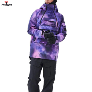 Chaqueta de Esquí Personalizada para Hombre, Impermeable, Cortavientos, Transpirable, Talla Grande, Estampada, 100% Poliéster, Ropa Deportiva 2025 - Product Image 3