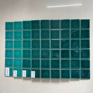 Mosaïque de carreaux muraux en porcelaine bleu multicolore, carreaux muraux décoratifs 3d, nouvelle collection provenant de l'inde - Product Image 5