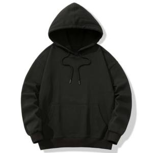 Pull surdimensionné sweats à capuche pour hommes coton polyester mélangé polaire écologique respirant conception d'épaule tombante pour - Product Image 1