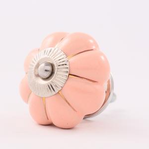 En vrac fait à la main de haute qualité rose or ligne céramique Melon tiroir boutons commode armoire tire cuisine placard porte poignées - Product Image 2