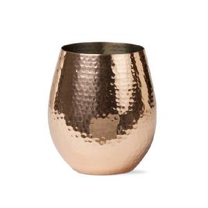 Bar & Wine Vidrio de cobre de diseño moderno para una sola pieza martillada para beber agua y jugo para cocina y mesa para venta caliente - Product Image 6