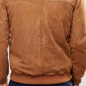 Nouvelle veste en cuir bomber pour homme, design tendance, haute qualité, avec poches, couleur personnalisée, sur mesure - Product Image 6