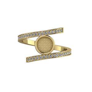 แหวนเงินแท้ 925 คุณภาพสูง ขนาด 6 มม. สำหรับใส่จี้ห้อยนมแม่ งาน DIY เรซิ่น ทำเป็นเครื่องประดับเก็บความทรงจำ - Product Image 1