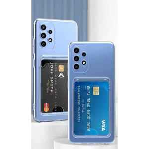 Étui Porte-Cartes en Silicone Transparent JoieCreatif Setra pour Samsung Galaxy A33 5G, Coque Arrière Transparente pour Téléphone Portable - Product Image 3