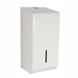 Accesorios de baño de pared de alta calidad a prueba de agua instalaciones de ocio dispensador multiplano de acero pintado blanco - Product Image 1