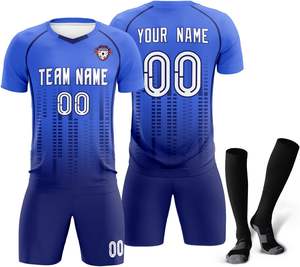 Camisetas de Fútbol Personalizadas por Sublimación, Diseño Personalizado, Transpirables, de Secado Rápido, Ligeras, Antibacterianas, de Poliéster - Product Image 2