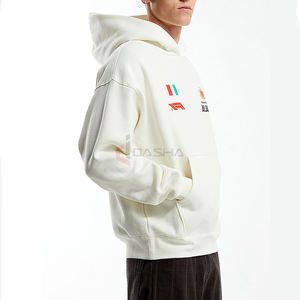 Wholesale <b>Oversized</b> <b>Hoodie</b> <b>Men</b> Unisex Heavyweight High Quality Custom Logo Printing Embroidery Free Sample Essentials Pullover - Product Image 3