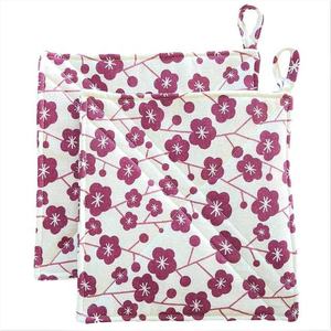 Ustensiles colorés vintage imprimés tendance hôtel maison utilisations quotidiennes lin certifié GOTS 100% coton biologique Style personnalisé maniques - Product Image 5