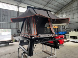 Tente de toit étanche intégrée pour camionnette, couverture de <span class=keywords><strong>camping</strong></span> extérieur portable avec poteau en aluminium en tissu Oxford - Product Image 5