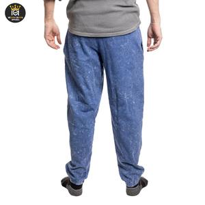 Men's Heavyweight Acid Wash Sweatpants 100% Cotton Jogger Pants High <b>Drawstring</b> Loose Acid Wash <b>Trouser</b> - Product Image 2
