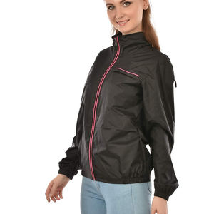 Vestes coupe-vent les plus vendues pour femmes Couleur noire Coupe-vent Fermeture éclair Coupe-vent Vestes pour femmes - Product Image 2