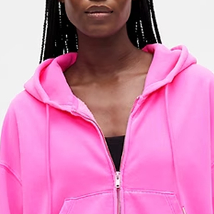 Sweat-shirt pour femme de haute qualité avec manches longues et logo personnalisé, coupe ample et poches latérales, tendance - Product Image 2