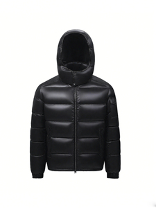 Manteau court à la mode pour femmes Zip up court rembourré vers le bas manteau doudoune automne hiver manteaux pour femmes - Product Image 5