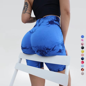 Women's Plus Size Seamless Yoga Shorts Eco-Friendly Anti-Bacterial Quick Dry Anti-UV Breathable Mid-Waist Gym Leggings - Product Image 5