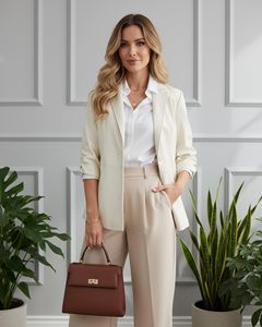 Veste en cuir pour femme, nouvelle conception, couleur unie, respirante, vêtements de rue avec traitement fini - Product Image 5