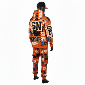 Ensemble de survêtement décontracté unisexe à séchage rapide, tailles adultes, léger, respirant, 100% coton, fabricant OEM, logo personnalisé - Product Image 5