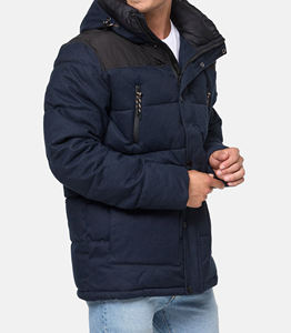 Veste d'hiver pour homme en duvet de canard, tendance et décontractée, vente en gros, personnalisable, nouvelle mode, veste à bulles pour homme - Product Image 2