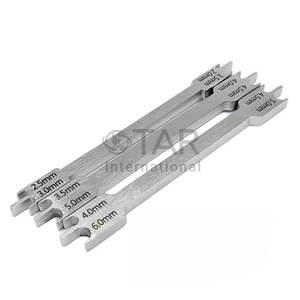 Soporte de ortodoncia dental personalizado, medidor de altura, acabado opaco, soporte de medición de acero inoxidable alemán, instrumentos médicos - Product Image 1