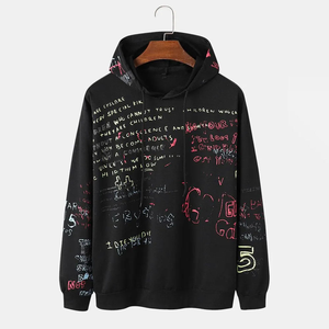 เสื้อฮู้ดแฟชั่นสำหรับผู้ชายเสื้อสวมหัวออกแบบโลโก้ได้ตามต้องการสไตล์ใหม่ - Product Image 1