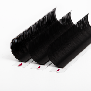 CharmLash vente en gros extensions de cils extensions de cils promade fans vente en gros j curl extensions de cils ruban adhésif personnalisé moelleux - Product Image 1