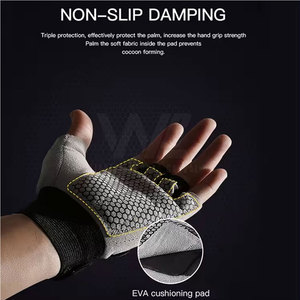 Guantes de entrenamiento de cuero de gamuza de alta calidad para levantamiento de pesas Fitness Training Gym Workouts-Accesorio deportivo de calidad - Product Image 6