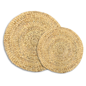 Produits les plus vendus PLAQUETTES EN HYACINTHE D'EAU SOUS-VERRE/MAST Excellence vietnamienne: Tapis en jacinthe d'eau pour table - Product Image 1