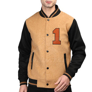 Veste d'hiver personnalisée à col montant avec logo sur le devant, en laine unisexe, respirante, écologique, de haute qualité - Product Image 5