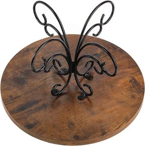 Soporte de pastel de madera natural ACACIA clásico Diseño impresionante para fiestas de bodas y más Un toque hermoso para cada mesa de postres - Product Image 4