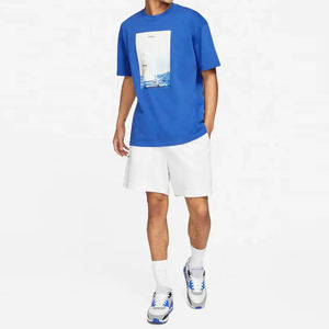 Nouveau produit T-shirts pour hommes 100% coton sérigraphie fabricant bonne qualité personnalisé personnalisé couleur unie T-shirts en coton - Product Image 5