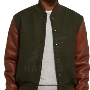 High Quality Custom Made Men's Varsity Jacket Special Baseball Letterman Design Versity Bomber for Winter Season Fleece Material - Product Image 5