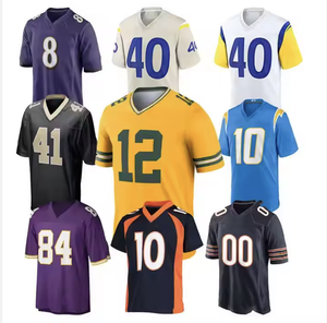 Jersey de Fútbol Americano Unisex Estilo 2025, Estampado, Transpirable, Uniforme de Rugby de Alta Calidad, Venta al por Mayor, Opción de Talla Grande - Product Image 2