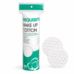 Almohadillas Desmaquillantes Absorbentes de Algodón Suave de 3 Capas, Ecológicas y Desechables, Respetuosas con la Piel, Marca OEM - Product Image 1