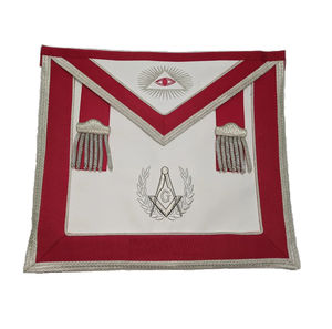 Delantal simbólico de Maestro Masón de la Logia Azul |   Bordado Premium |   Vestimenta Ceremonial Elegante |   Diseño y Tamaño Personalizables - Product Image 3