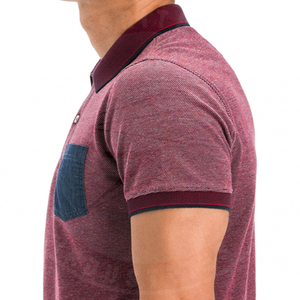 Golf de alto rendimiento para hombre para camiseta Polo calidad Casual corto personalizado sublimación Impresión logotipo sólido pieza completa - Product Image 6
