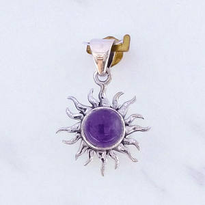 Hermoso Colgante de Plata de Ley 925 con Diseño de Sol Original, Joyería Fina al por Mayor para Mujer - Product Image 3