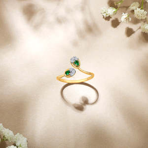 Anillo de Diamantes Hip-Hop de Oro Amarillo de 14K para Mujer, Certificado IGI, Anillo de Compromiso - Product Image 1