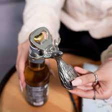 Ouvre-bouteilles en aluminium en forme de cerf, articles de bar en métal, articles de fête pour la maison, l'hôtel, le restaurant - Product Image 2