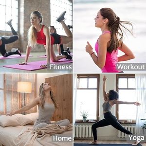 Canotte da allenamento da donna 2 pezzi traspiranti per il Fitness e lo Sportswear con Design solido a mezza manica stampa senza soluzione di continuità alla moda - Product Image 3