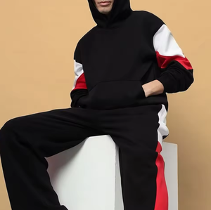 ชุดวอร์มผ้าฟลีซโพลีเอสเตอร์/คอตตอนแบบมีฮู้ด ระบายอากาศได้ดี เหมาะสำหรับฤดูหนาว สไตล์ลำลอง สตรีทแวร์  สามารถสั่งทำได้ - Product Image 4