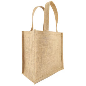 Sac fourre-tout en jute économique de taille moyenne pour cadeaux |   Sac de courses réutilisable pour hypermarché |   Logo personnalisé imprimé |   R.D Bag House - Product Image 4