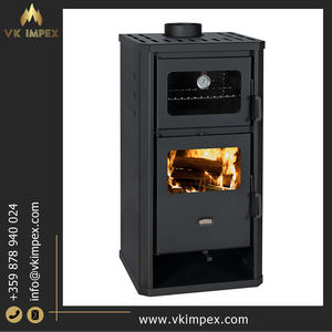 ประสิทธิภาพการทําความร้อนสูง 12.1 kW เอาต์พุตการทําความร้อนในห้อง เตาผิงไม้อิสระคุณภาพดีที่สุดพร้อมเตาอบสําหรับโรงแรมวิลล่า - Product Image 2