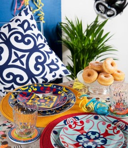 Cuscino Decorativo Quadrato |   Chiusura con Cerniera |   Tessuto di Cotone |   Imbottitura in poliestere |   Prodotto in Italia |   Stampa digitale reattiva - Product Image 6